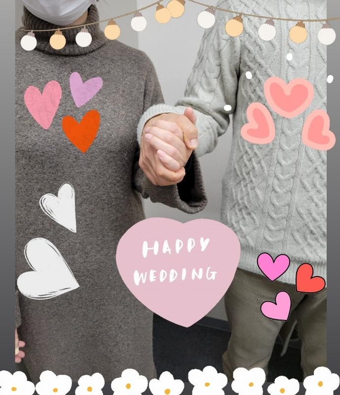 弊社会員様同士のご成婚退会がございました。